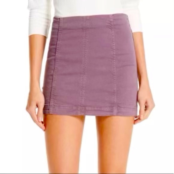 Free People plum Skirt - Picture 2 of 4